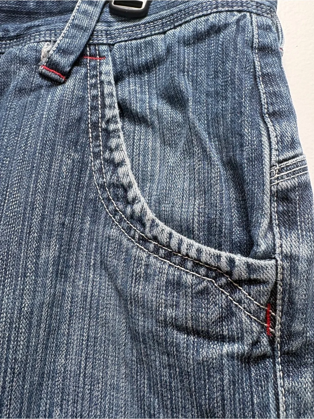 Phat Farm Men's Bootcut Jeans in Faded Blue